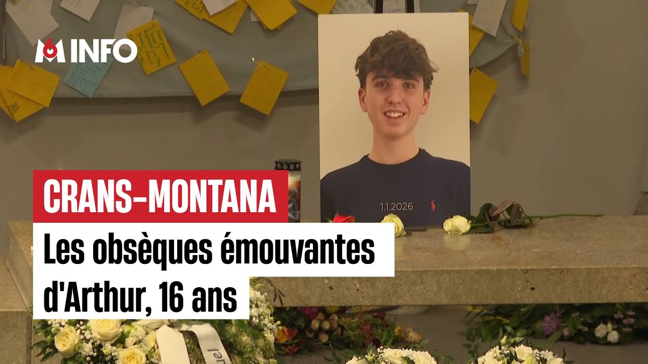 Obsèques émouvantes d'Arthur, 16 ans, à Crans-Montana