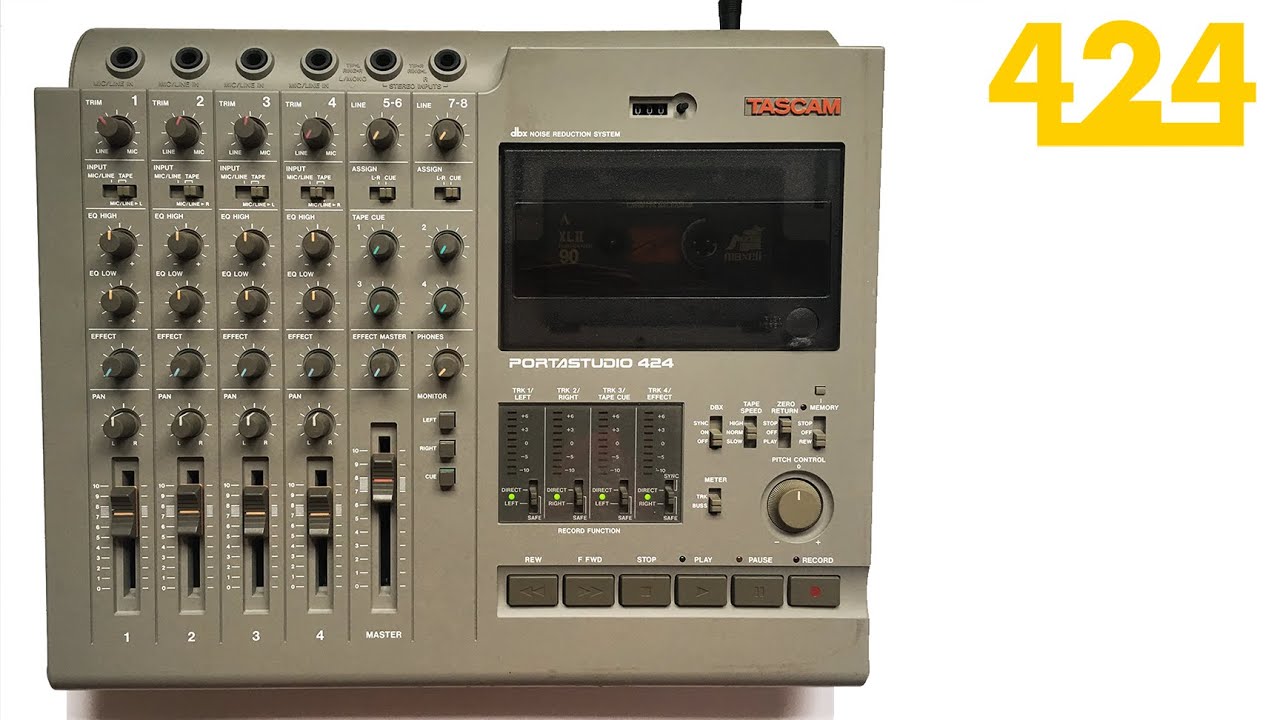TASCAM 424: TESTING OUT A TASCAM PORTASTUDIO 424 | 424recording.com