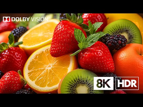 Discover the Vibrant Beauty of Healthy Fruits in Stunning 8K HDR in Dolby Vision™ 🍎