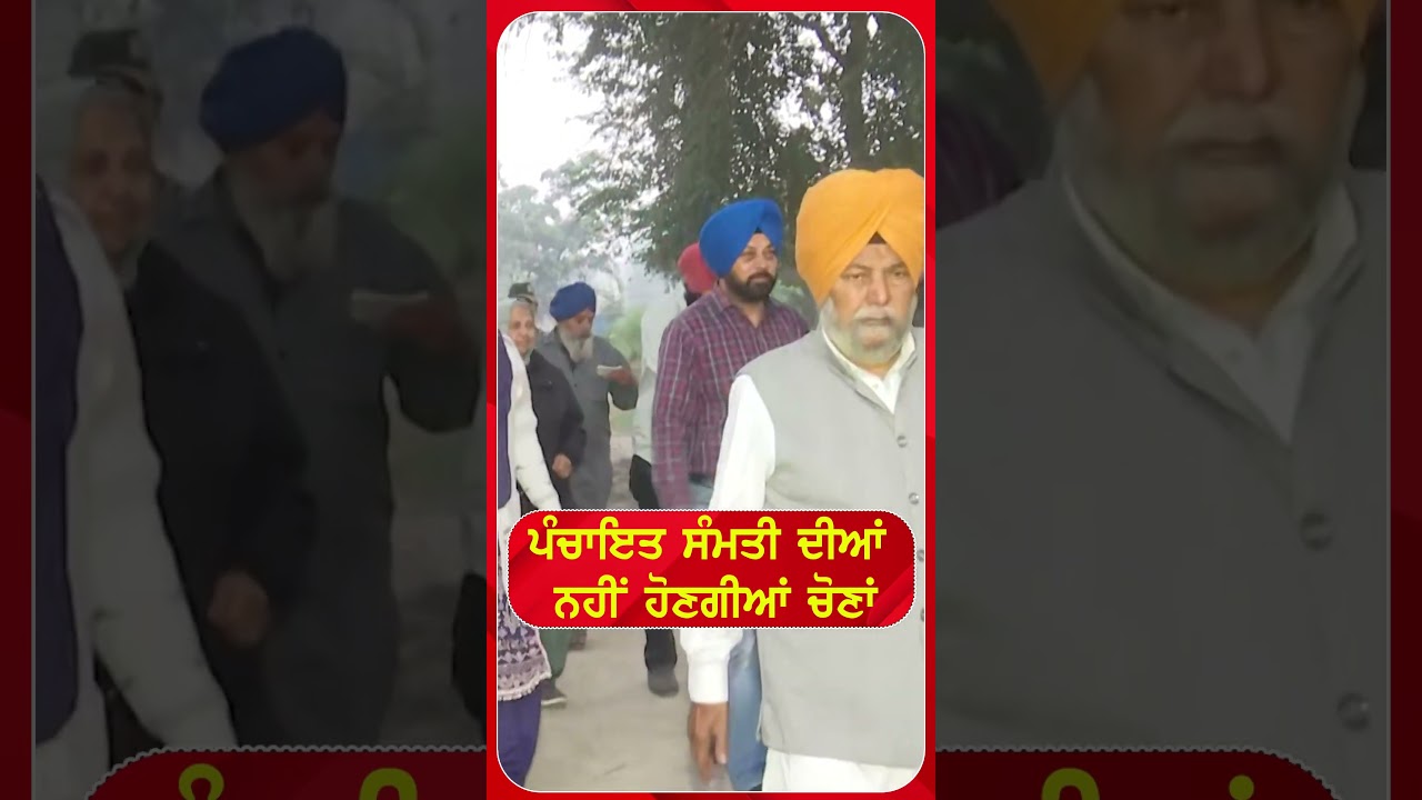 ਪੰਚਾਇਤ ਸੰਮਤੀ ਦੀਆਂ ਨਹੀਂ ਹੋਣਗੀਆਂ ਚੋਣਾਂ |  Panchayat Samiti Elections News  | #shorts | N18S