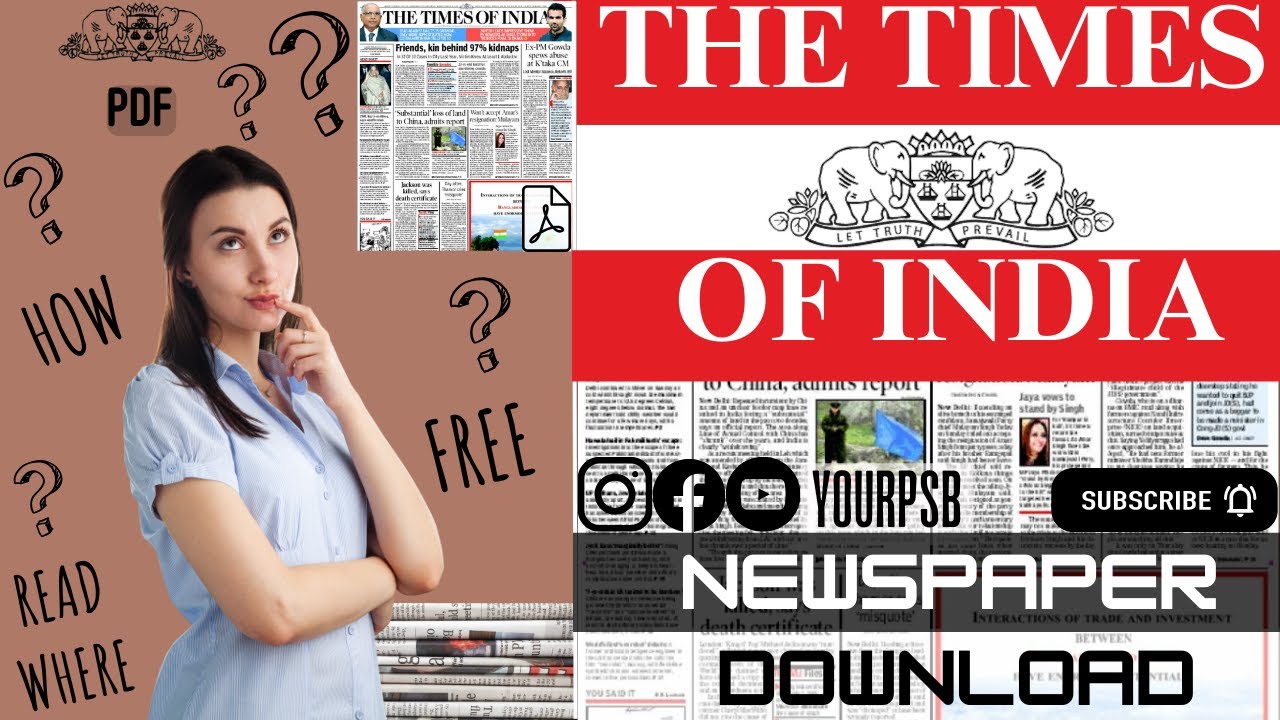 Easy Guide to Download The Times of India PDF for Free 📰