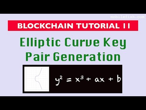 Blockchain tutorial 11: Elliptic Curve key pair generation
