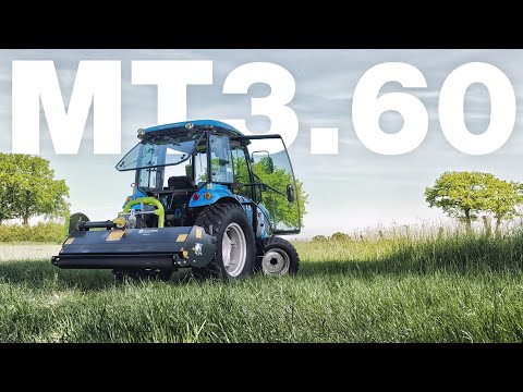 LS Traktor MT3.60 S-HST mit dem Anbaugerät Uranos 158