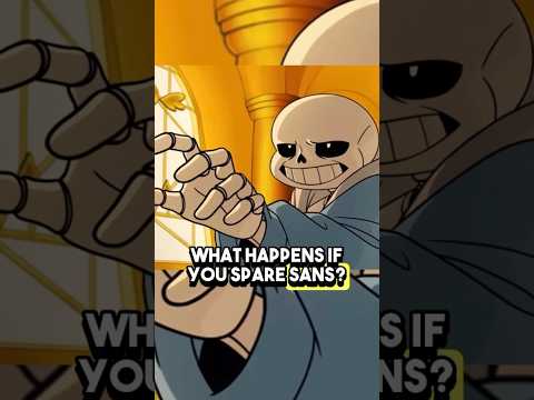 What Happens When Your SPARE Sans In UNDERTALE?🤔 #undertale #sans #strongerthanyou #chara #tobyfox