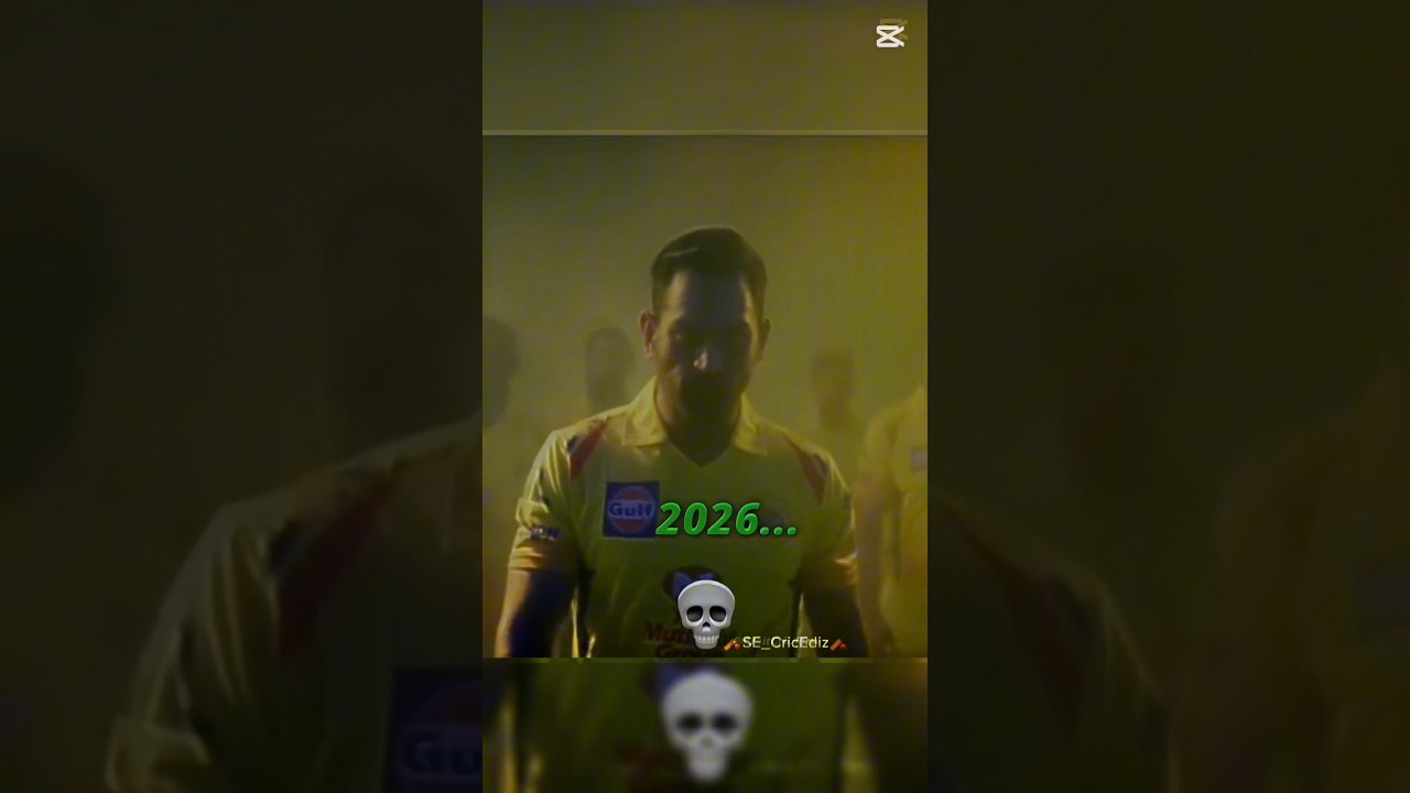 CSK's 2025 Comeback 💀☠️