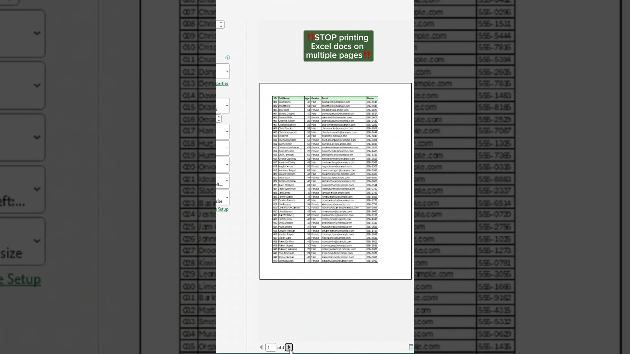 Excel Hack: Print Entire Sheet on One Page (2024 Easy Tutorial)