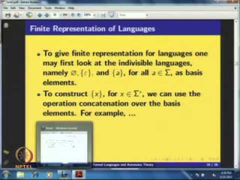 Mod-01 Lec-02 Alphabet, Strings, Languages