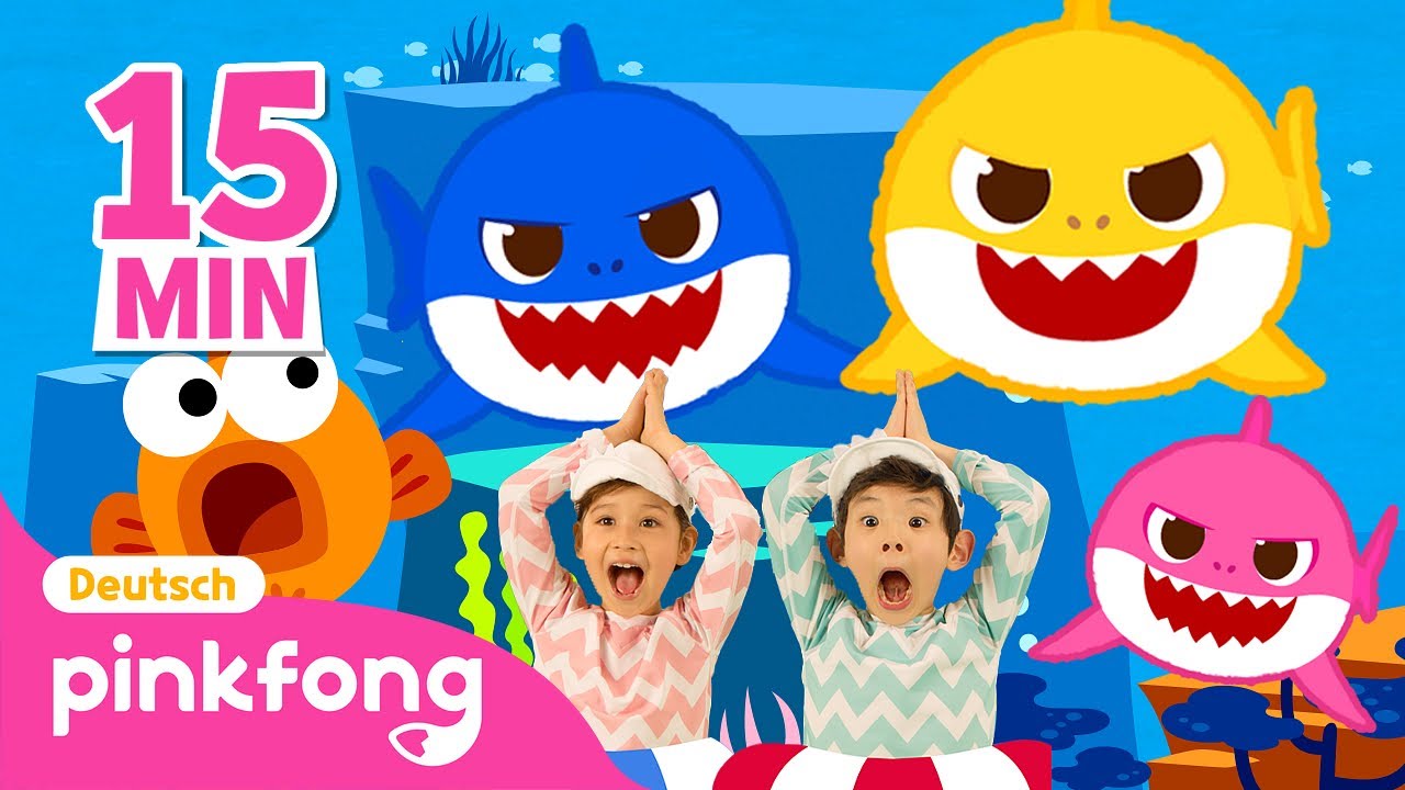 Baby-Hai & Baby Shark Dance 🦈 | Lustiger Kinder-Tanz & Englisch lernen mit Pinkfong