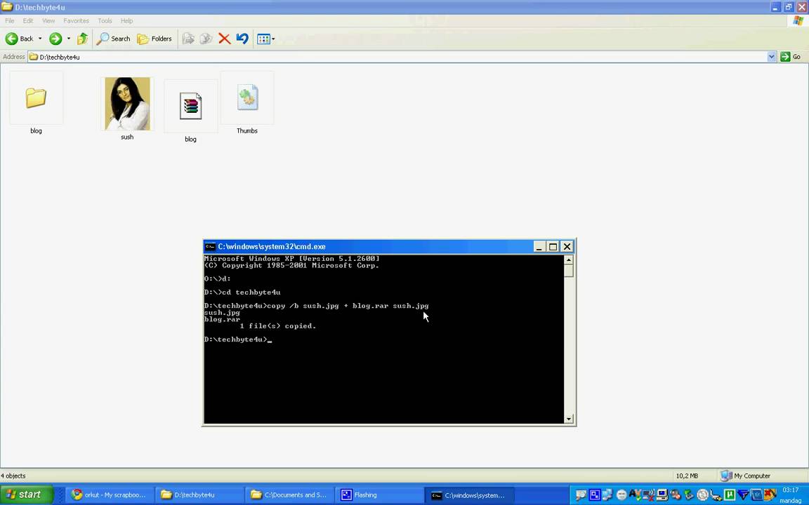 Secretly Hide Files Behind JPEG Images π