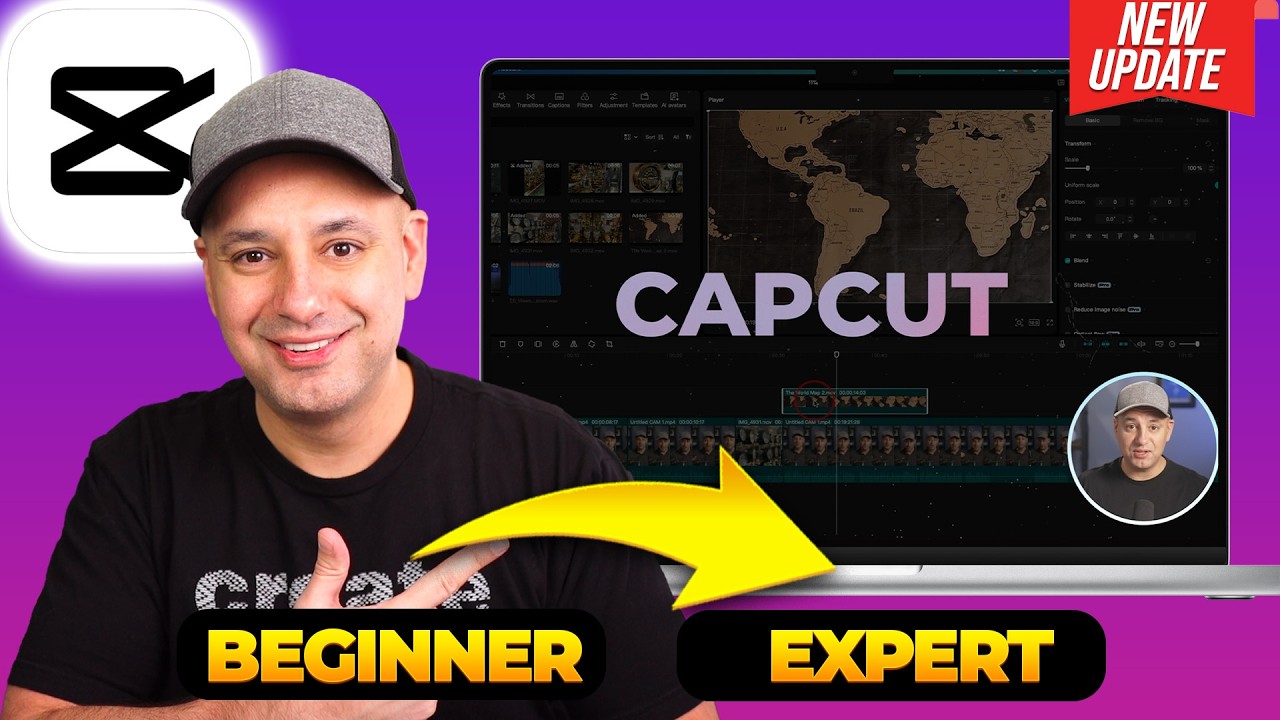 CapCut Video Editing Tutorial - Edit for Free on Mac & PC
