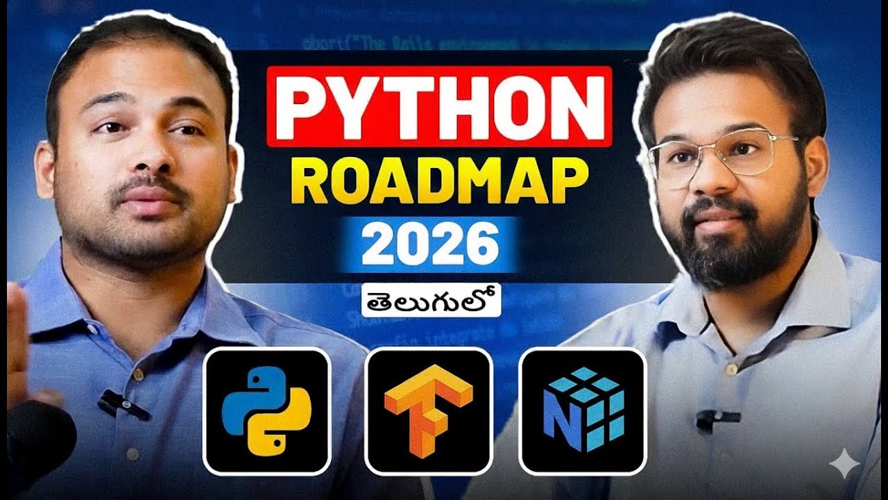 Python Developer Roadmap 2025 in Telugu: From Beginner to Expert 🚀
