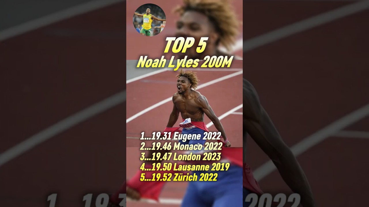 Top 5 Most Memorable Noah Lyles 200m Racing Moments