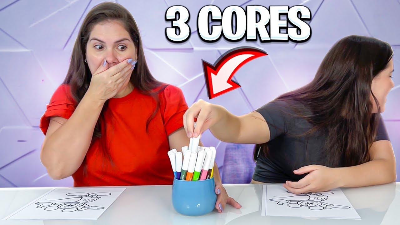 Aprenda com o Colorindo com 3 Cores! 🎨 Inscreva-se no Diário da Carol