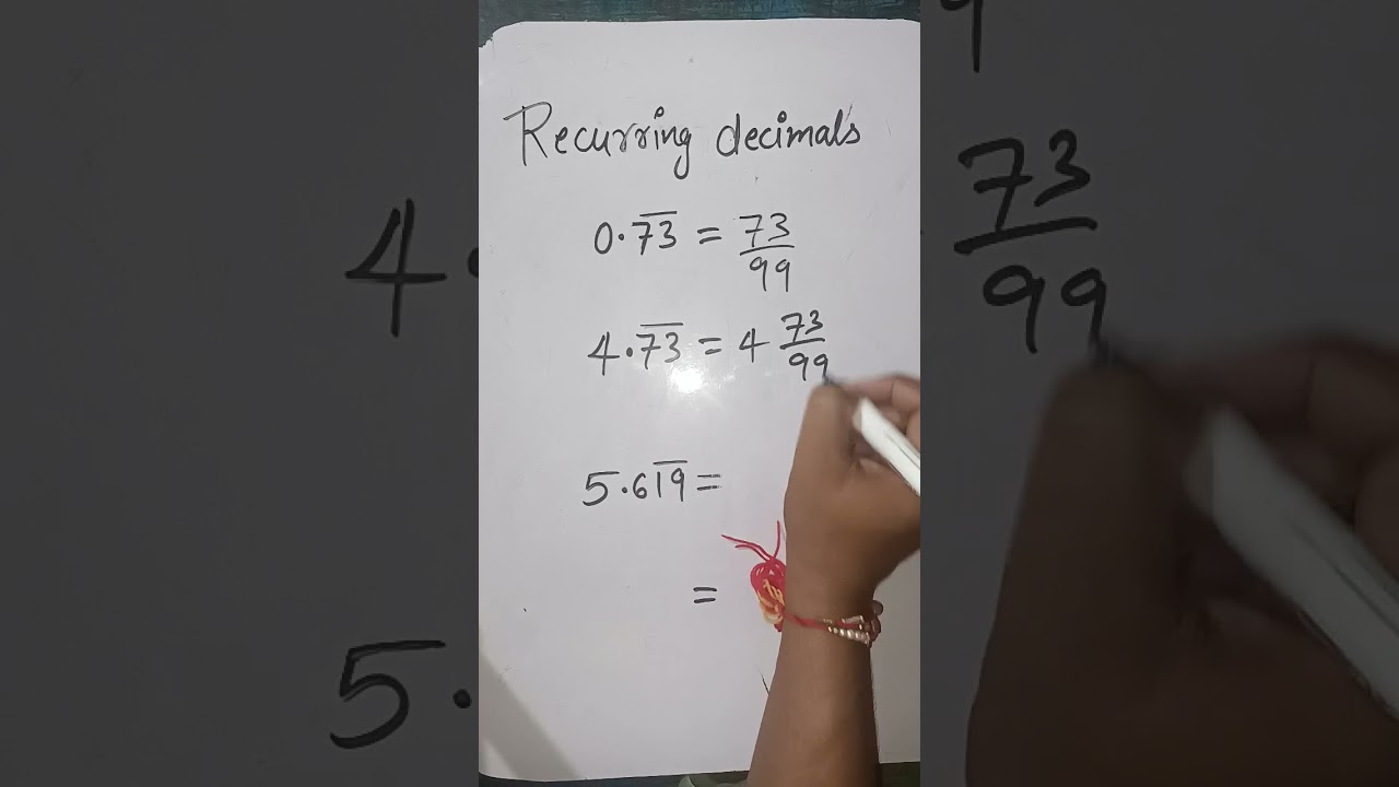 Master Recurring Decimals with These Simple Tricks! π’