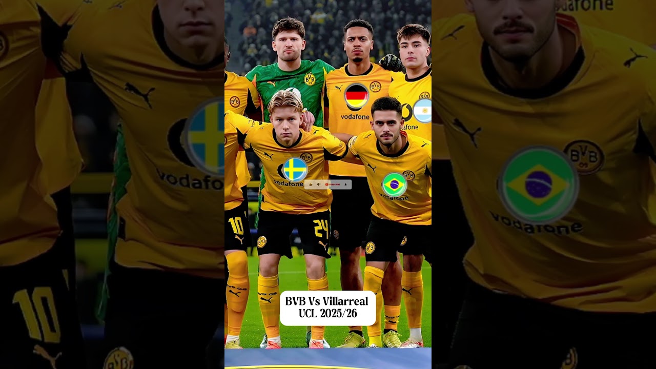 Dortmund vs Villarreal | UEFA Champions League 2025/26