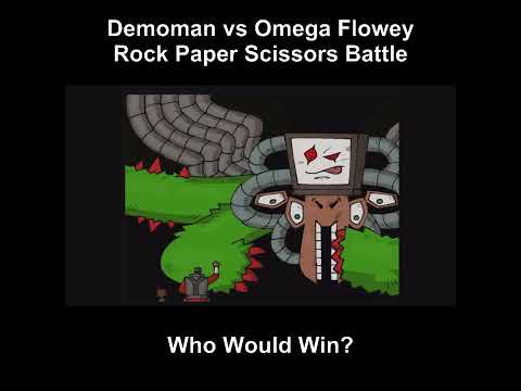 Demoman vs Omega Flowey Rock Paper Scissors Battle (TF2 X Undertale) #tf2 #undertale #shorts