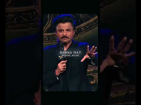 You should not be afraid of anything...| ft. Anil Kapoor | Think Bold | #motivation #inspirational