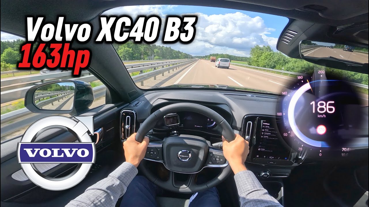 2025 Volvo XC40 B3 Black Edition POV Test Drive 🚗