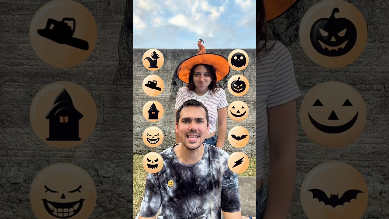 Imitando Sons do Filtro Halloween 😂 | Diversão Assustadora!