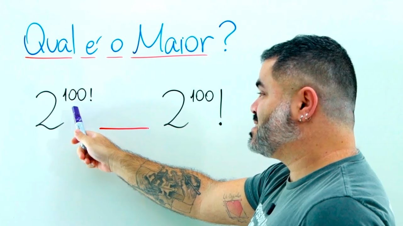 Qual é maior: 2^(100!) ou (2^100)!? Entenda o raciocínio lógico