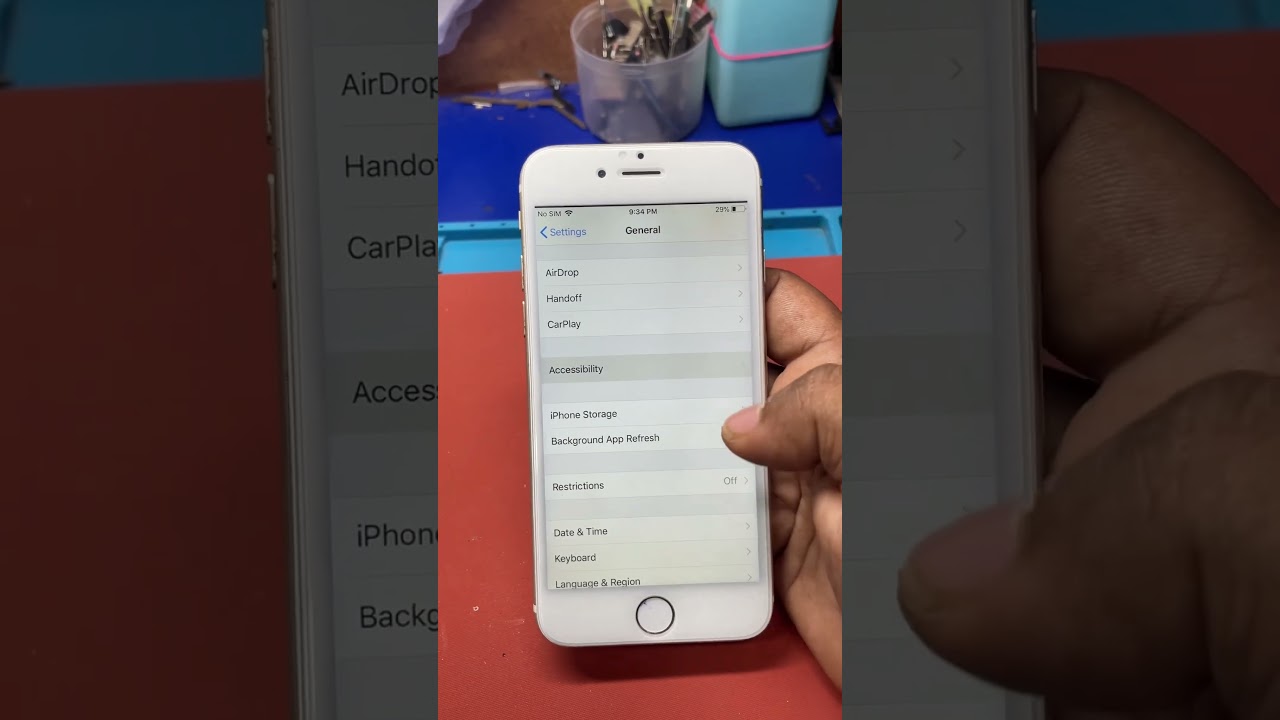 Enable Assistive Touch on iPhone 6/6s 📱