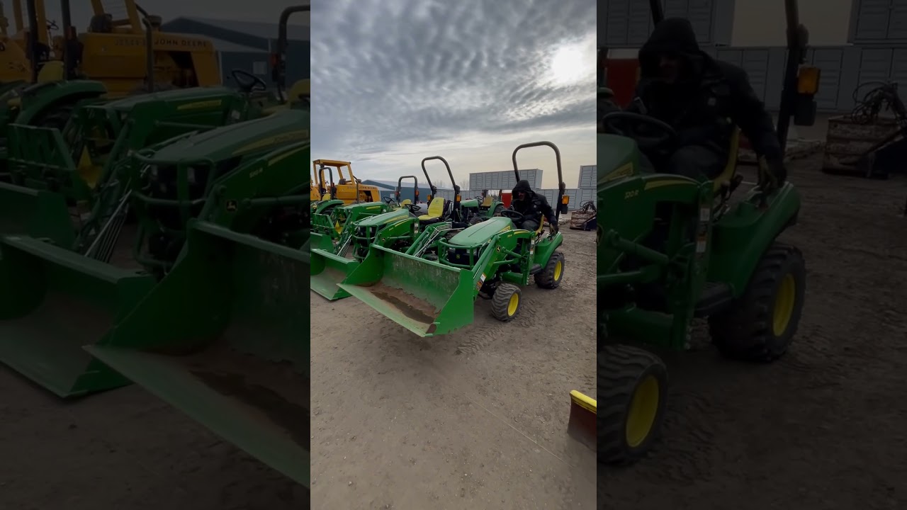 Deere 1023E Tractor Loader, Lot 4581