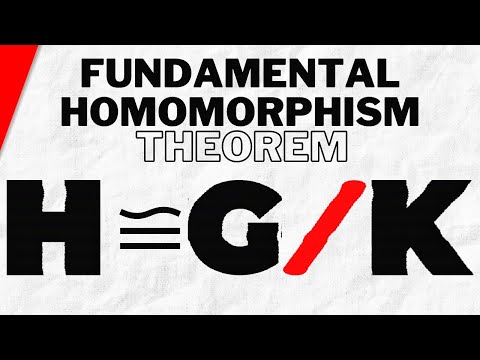 Proving The Fundamental Homomorphism Theorem | Abstract Algebra