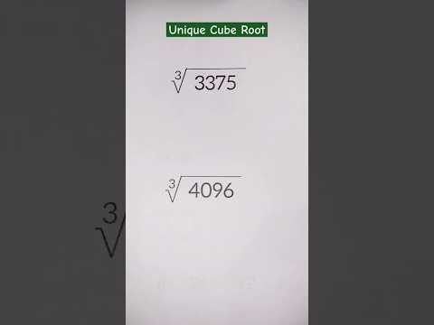 Cube Root Trick ЁЯШН #shortsfeed #shorts #mathstricks