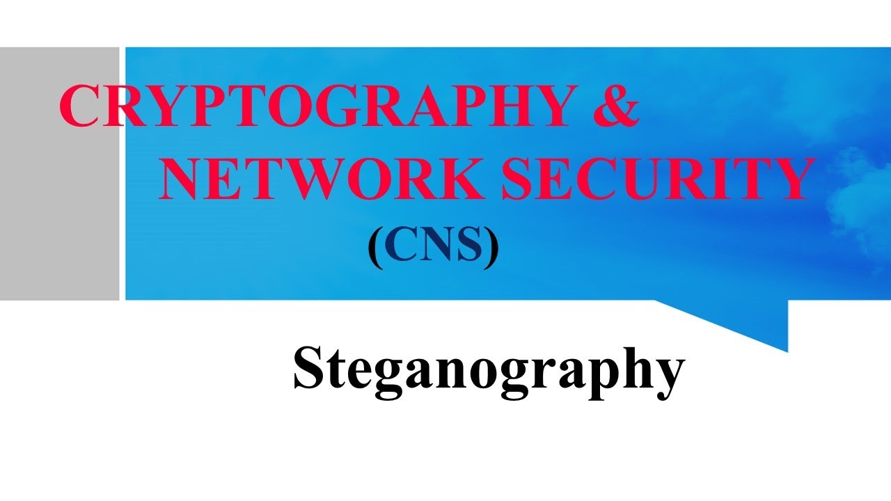 Unlocking Secrets: Steganography in Cryptography & Network Security 🔐