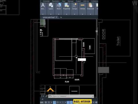 how to calculate square feet in AutoCAD | Rigel Interior |