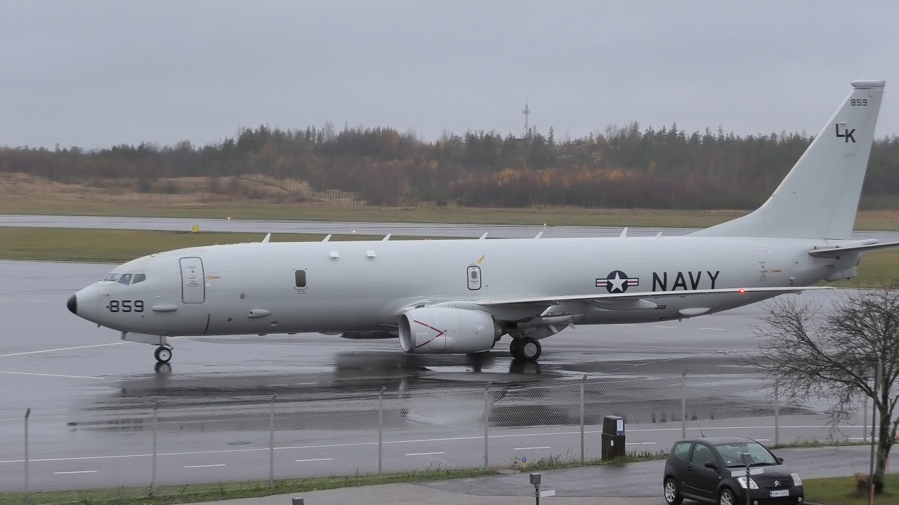 US Navy Boeing P-8 Poseidon at Turku Airport ✈️