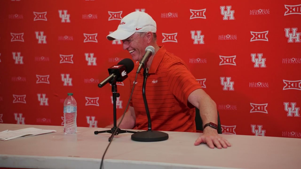 Houston Coach Willie Fritz Postgame at Baylor π