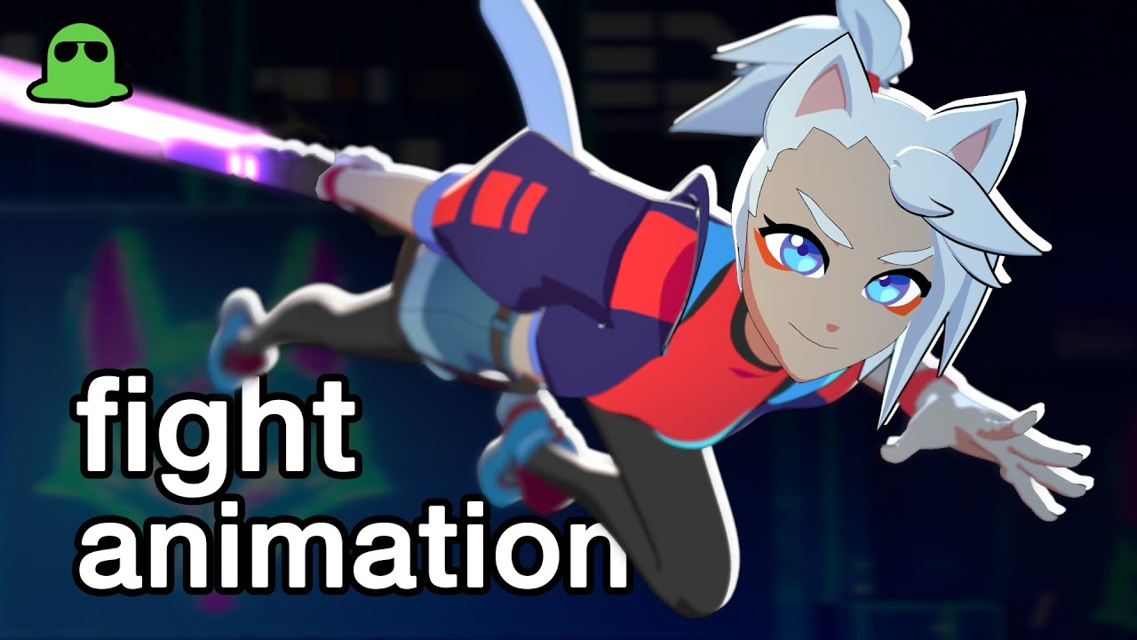 Cyberpunk Catgirls Animation | Free Blender Course Update & New VFX Tool 🚀