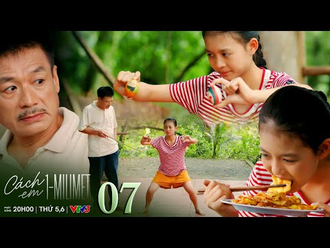 Cách em 1 milimet tập 7 | Thị Tú bị bố phạt đứng tấn vì dám lấy hết trứng gà nhà ra vẽ để bán