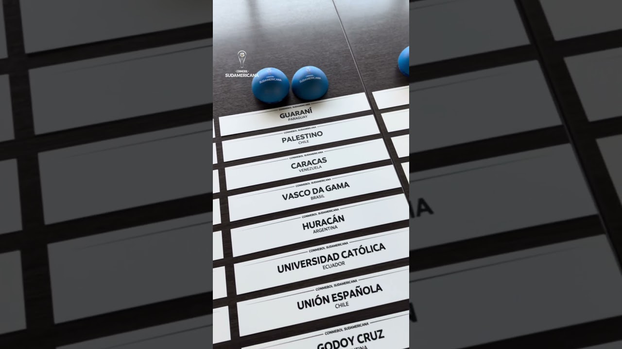 Estamos Prontos! Sorteio da Fase de Grupos Sudamericana 🏆