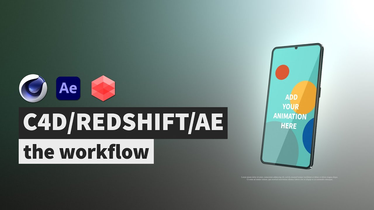 Seamless Cinema 4D to After Effects Workflow with Cineware & Redshift AOVs π₯