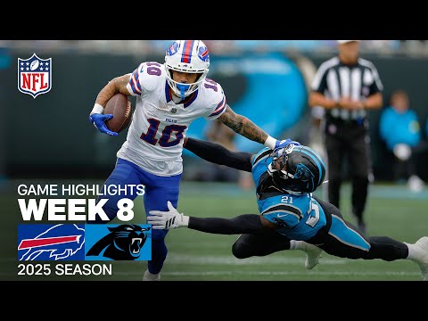 Buffalo Bills vs. Carolina Panthers Game Highlights | NFL 2025 Season Week 8