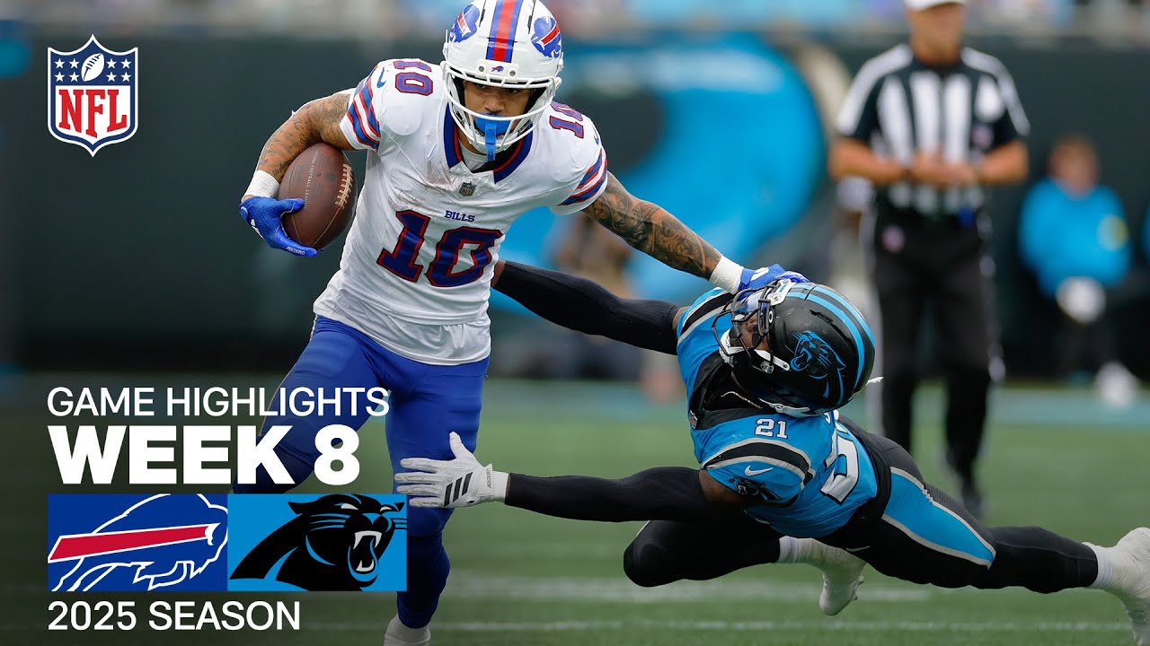 Buffalo Bills vs. Carolina Panthers Week 8 Highlights | NFL 2025 Season 🏈