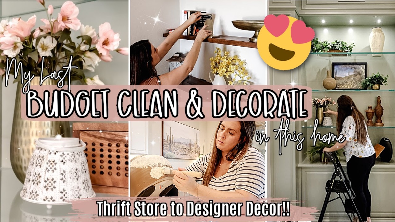 Final Clean & Decorate Tour 🏡 Budget Home Tips