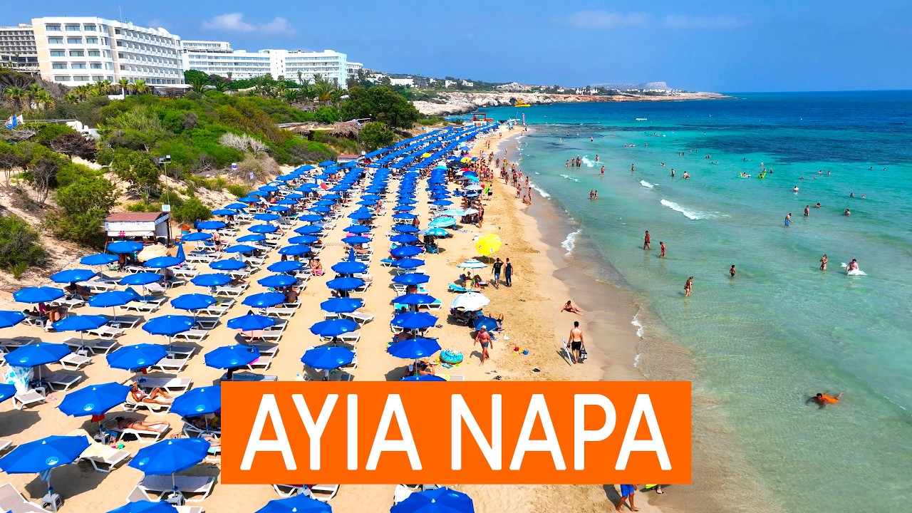Ayia Napa Cyprus | All Beaches and Hotels in One Video