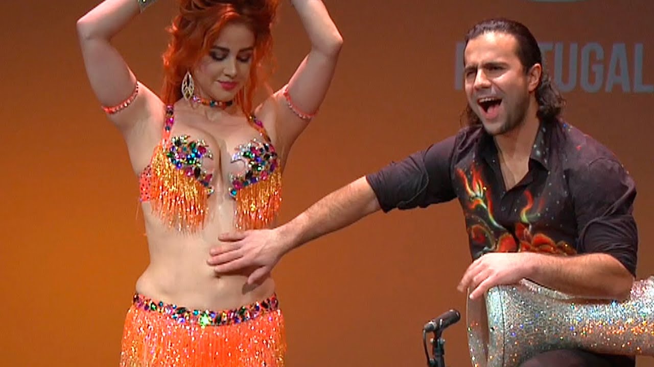 Oxana Bazaeva & Artem Uzunov Perform Stunning Belly Dance with Drums | Darbuka & Tabla Solo 🎶