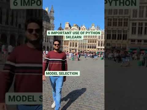 6 IMPORTANT USE OF SKLEARN IN PYTHON. #datascience #machinelearning #analytics #python #coding