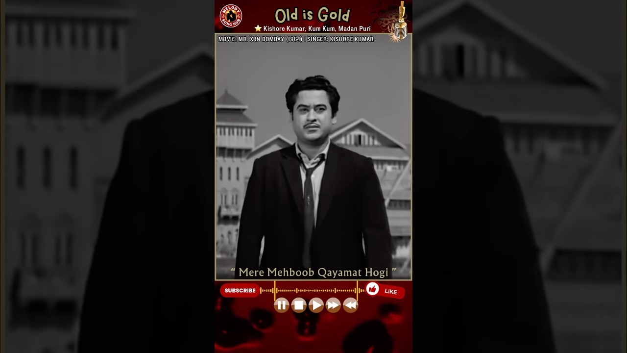 Mere Mehboob Qayamat Hogi | Mr. X in Bombay (1964) 🎶