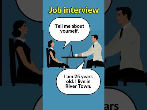 Tell me about yourself ✅ Job Interview Questions & Answers in English #Shorts