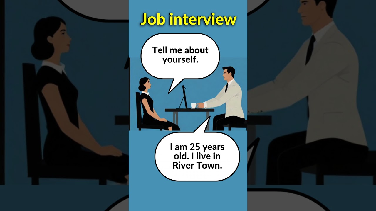 Master 'Tell Me About Yourself' for Your Job Interview ✅ | English Q&A #Shorts