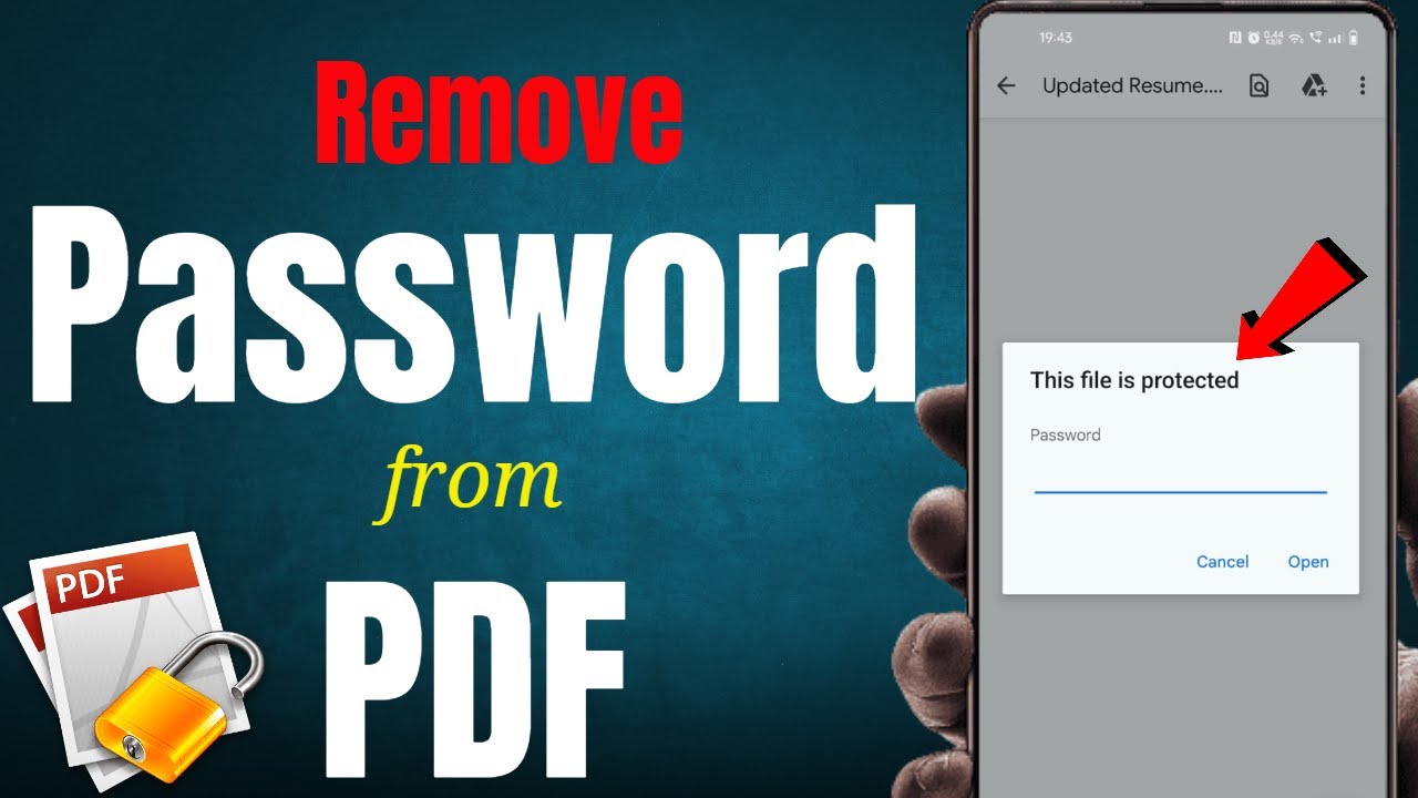 How to Remove Password from PDF File | Step-by-Step Guide