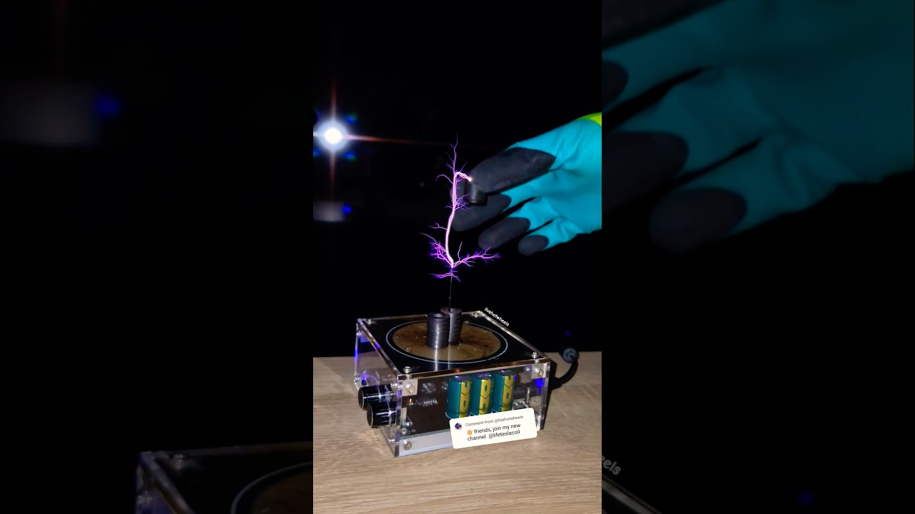 Electrifying Magnet & Tesla Coil Experiment 🔋✨