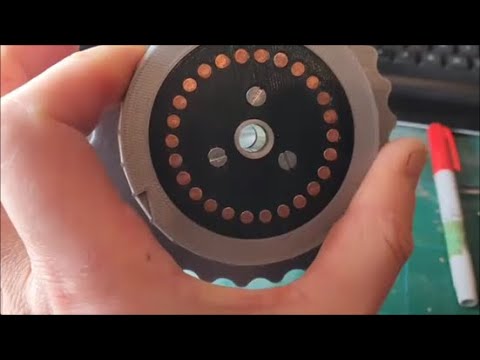 3D printed Polish Enigma update - First rotor finished