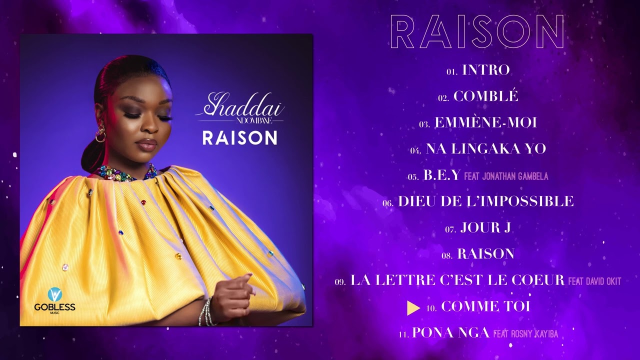 Shaddaï Ndombaxe - Comme toi (Audio officiel) 🎶 | Raison, son premier album disponible maintenant
