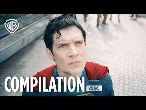 Superman | Fight Scenes Kaiju, Ultraman, & Lex Luthor | 4K Compilation | Warner Bros. Entertainment